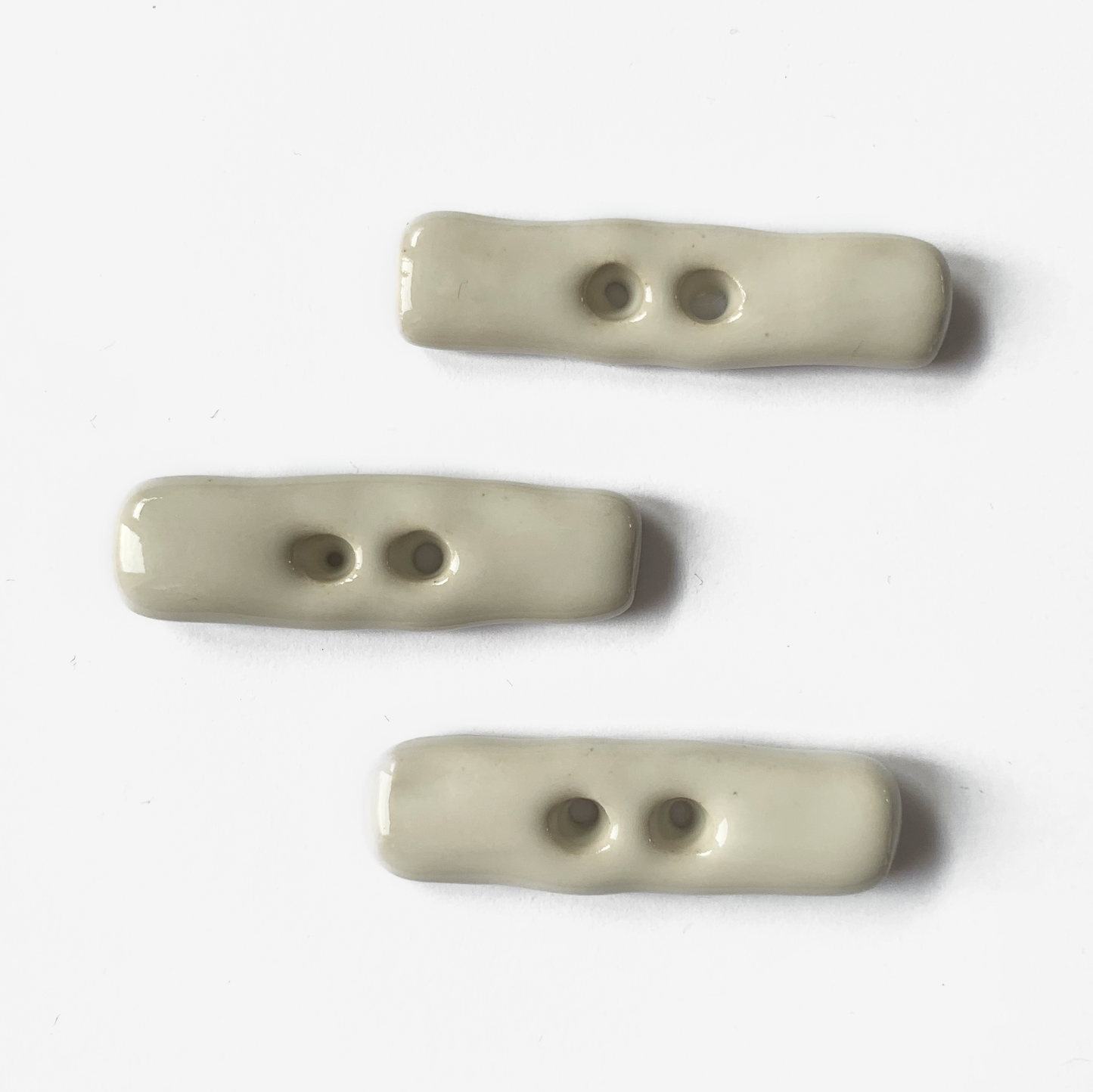 Pearly White - Duffle Buttons