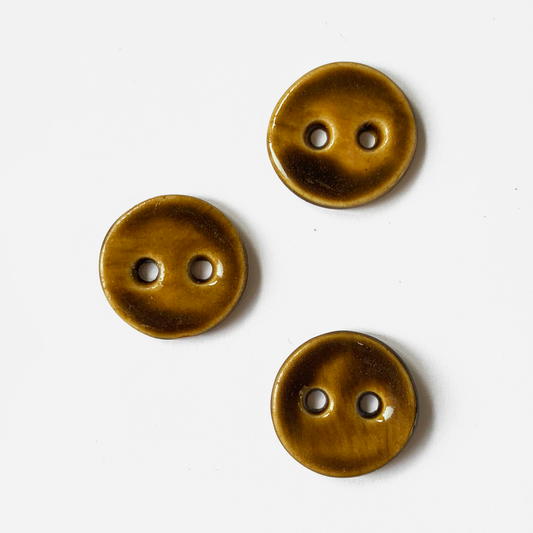 Golden Oak - Ceramic Buttons