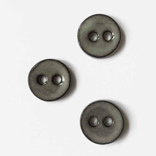 Hazy Grey - Ceramic Buttons