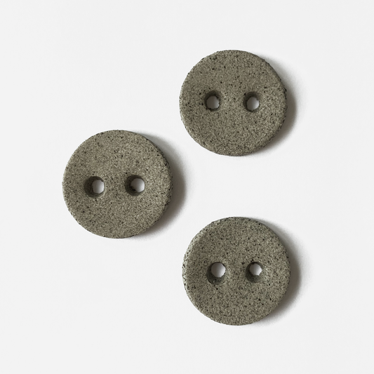 Granite Grey - Raw Ceramic Buttons